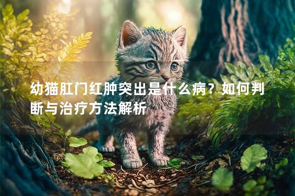 幼猫肛门红肿突出是什么病？如何判断与治疗方法解析