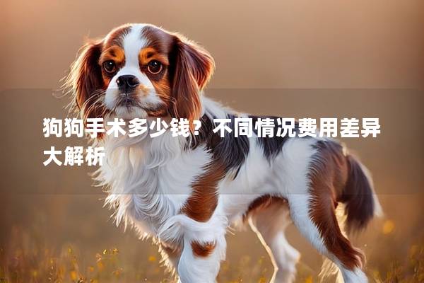 狗狗手术多少钱？不同情况费用差异大解析