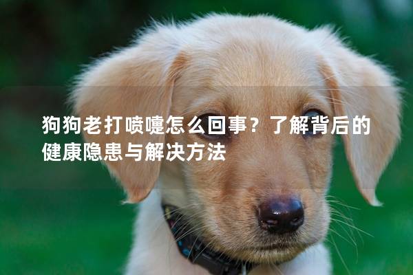 狗狗老打喷嚏怎么回事？了解背后的健康隐患与解决方法