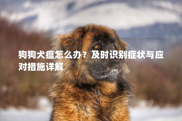 狗狗犬瘟怎么办？及时识别症状与应对措施详解