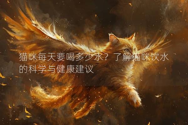 猫咪每天要喝多少水？了解猫咪饮水的科学与健康建议